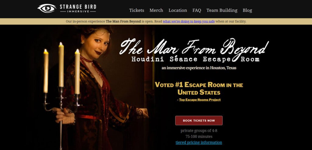 Strange Bird Immersive Escape Rooms